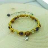 Vaoov 925 Ayar Gümüş Doğal Taşlı Bağışıklık Sistemini Güçlendiren Bileklik thumbnail 8