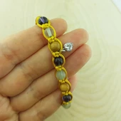 Vaoov 925 Ayar Gümüş Doğal Taşlı Bağışıklık Sistemini Güçlendiren Bileklik thumbnail 7