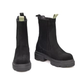 TwoEgoist Kadın Hakiki Süet Deri Kalın Tabanlı Postal Bot - Chelsea thumbnail 6