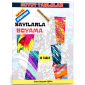 Sayılarla Boyama Soyut Tablolar Hayal Dünyası (10 Farklı Süper TABLO) thumbnail 1