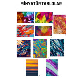 Sayılarla Boyama Soyut Tablolar Hayal Dünyası (10 Farklı Süper TABLO) thumbnail 6