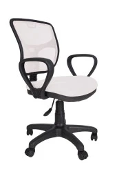 Gizmo Bodrum Fileli Bilgisayar Ofis Çalışma Koltuğu Fk1100 Beyaz - 1