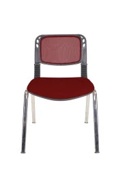 Gizmo Form Fileli Ofis Bekleme Misafir Koltuğu Mk1000 Bordo - 1