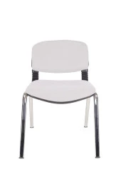 Gizmo Form Döşemeli Ofis Bekleme Misafir Koltuğu Mk1100 Beyaz - 2