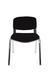 Gizmo Form Döşemeli Ofis Bekleme Misafir Koltuğu Mk1100 Siyah - 2