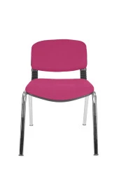 Gizmo Form Döşemeli Ofis Bekleme Misafir Koltuğu Mk1100 Pembe - 2