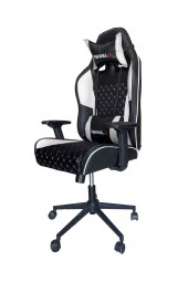 Rebelx Oyuncu Koltuğu Rombus Beyaz Renk thumbnail 1