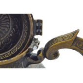 Arsal Sefa Dekoratif Işlemeli Demlik (18CMX22CM) Antik Renk Kapak Hasarlı - 2