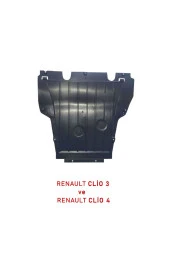 Renault Clio 3 / Clio 4 - Motor Alt Karter Muhafazası Koruma Plastiği - (2004-Sonrası) - 1
