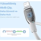 Baseus Ultra Hızlı 1.2MT 2.4A İphone Şarj Kablosu İphone 11 12 13 14 Pro Max Şarj Kablo, Akım ve Isı Korumalı - 12