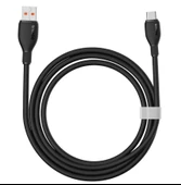 Baseus MEGA Hızlı 1.2MT 100W Type-C Şarj Kablosu, Akım Ve Isı Korumalı Type C Kablo, PC, Telefon, Tablet Şarjı - 1