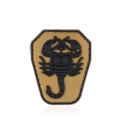 Single Sword Akrep Plastik Patch - Peç Küçük Boy 4Cm X 5,5Cm - 1