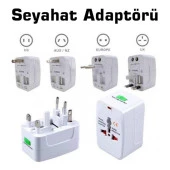 Şahnet Universital Çok Fonksiyonlu Seyahat Adaptörü - Avustralya Amerika Çin Priz Dönüştürücü thumbnail 1