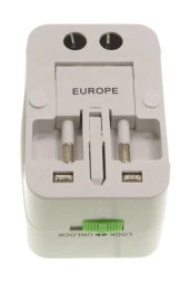 Şahnet Universital Çok Fonksiyonlu Seyahat Adaptörü - Avustralya Amerika Çin Priz Dönüştürücü thumbnail 2