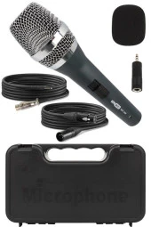 Hepa Merz RST-350 Profesyonel Dinamik Cardioid Kablolu EL Mikrofonu Kaliteli (Çanta ve Full Set) - 2