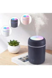 H2o Humidifier 300 Ml Işıklı Hava Nemlendirici Buhar Makinesi Ve Aroma Difüzörü - 1