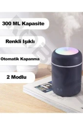 H2o Humidifier 300 Ml Işıklı Hava Nemlendirici Buhar Makinesi Ve Aroma Difüzörü - 3