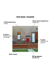 Urban Nouk Belize Çamaşır Kurutma Askısı - Duvara Monte Kurutmalık - 100 cm - 7