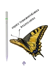 iPad Air 5. Nesil Uyumlu Pencil USB-C Avuç İçi Red Eğim Özellikli Bluetooth Bağlantılı Stylus Kalem - 7