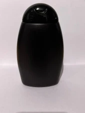 250ml Siyah Plastik Şampuan Şişesi, Kozmetik Şişe, Boş Şişe, 25 Adet - 1