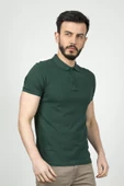 Cazador Erkek P.Yaka  K.Kol  T-shit Koyu Yeşil - 2