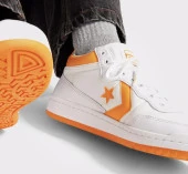 Converse Fastbreak Pro Mid Erkek Beyaz/Sarı Sneaker Günlük Spor Ayakkabı - 2