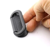 Mobilya Kulp Mutfak Dolabı Çekmece Dolap Kulpları Kapak Kulpu Kulbu Siyah 64 mm Metal thumbnail 4