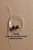 8 mm Doğal Kaplangözü Bileklik 668-2 - 5