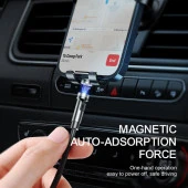 Joyroom Çoklu Manyetik Şarj Kablosu Lightning + Type-C + Micro 1.2 Metre - 4