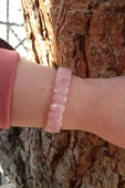 Pembe Kuvars Bileklik Rose Quartz 677 - 2