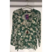 YEŞİL YAPRAKLI BULUZ YAZLIK ÜRÜN UZUN KOLU - 1