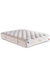 Niron Monaco Lüks Yatak 100x200 cm Tek Kişilik Paket Yaylı Pamuklu Örme Kumaş Kral Dairesi Yatağı - 1