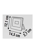 K2 20W 3000K Günışığı Işık Viyana Smd Led Projektör KLF611 - 3