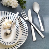 Schafer Sheen 24 Parça Çatal Kaşık Bıçak Takımı-Gümüş21 - 1