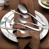 Schafer Sheen 60 Parça Çatal Kaşık Takımı-Gümüş26 thumbnail 1