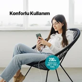 Ttec 2DK45B USB-C - USB-C 200cm 65W PD/QC Hızlı Şarj/Data Kablosu Beyaz - 3