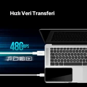 Ttec 2DK45B USB-C - USB-C 200cm 65W PD/QC Hızlı Şarj/Data Kablosu Beyaz - 4