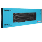 EVEREST KB-517U SİYAH USB Q STANDART KLAVYE - 2