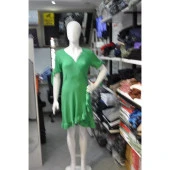 Kruvaze Yaka Elbise - 1