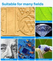 T TAKMLY Kablosuz Dijital Mikroskop El Tipi USB HD 50x-1000x Büyütme - 5