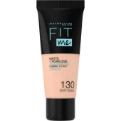 Maybelline New York Fit Me Matte+Poreless Fondöten, 130 Buff Beige - 1