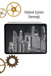 iPad 9. Nesil Uyumlu Pencil USB-C Avuç İçi Red Eğim Özellikli Bluetooth Bağlantılı Stylus Kalem - 2