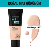 Maybelline New York Fit Me Matte+Poreless Fondöten, 130 Buff Beige - 2
