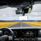 Dikiz Aynası uyumlu araç içi 4,5-7 inç telefon tutucu In Car Holder BH49 - 4