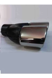 90 Mm Yassı Kesik Çiftli Sağ Sol Takım Egzoz Ucu thumbnail 3