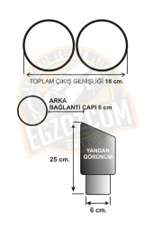 76 mm. PASLANMAZ KOMPLE KROM çift çıkış DUAL SAĞ / SOL TAKIM eğimli kesik eksoz egzoz ucu (2 ADET) thumbnail 3