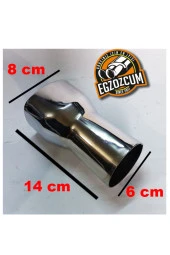 60 mm. Nikelaj Kare Sessiz Egzoz Eksoz Ucu thumbnail 4