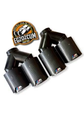 90 mm. SAĞ / SOL TAKIM Dual çıkış Karbon Akrapoviç Msport logolu egzoz eksoz ucu (2 ADET) thumbnail 6