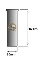 60 mm. Düz nikelaj egzoz eksoz çıkış borusu thumbnail 3