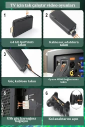 Qpen M8 64GB Dual Pad 4K Game Stick thumbnail 4